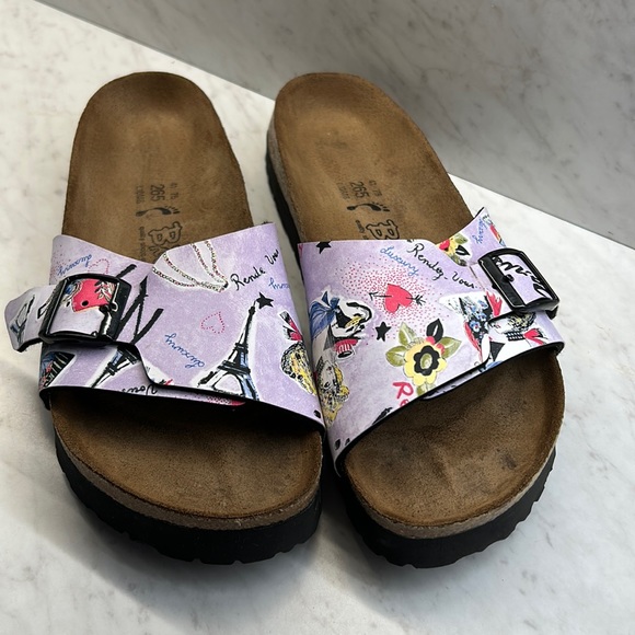Birkenstock Shoes - Birkenstock Birki's Catalina Retro Paris Slides Women Size 10/ EUR 41